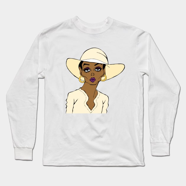 DIANA ROSS FAN ART!! Long Sleeve T-Shirt by cartoonistguy